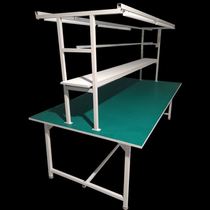 Test bench inspection production line double-layer heavy-duty factory workshop with lamp assembly line maintenance packaging operation table