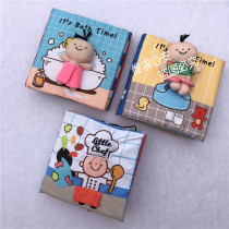 Shake the sound of the same baby cloth book can bite the three-dimensional early teaching can not tear apart the enlightenment educational baby toy for 6-12 months