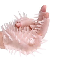Interactive masturbation wolf teeth lower body gloves for men and women Universal orgasm interactive teacher pick soft rubber massage sex name fj