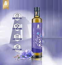Flax seed oil purple edible oil 500ml household