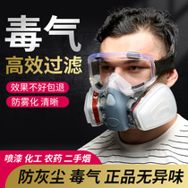 Gas mask Full cover full face dustproof Industrial dust spray paint Chemical special toxic respirator protective mask