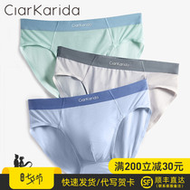 ClarKarida mens underwear Mens ice mesh hole breathable thin incognito briefs summer trend shorts head