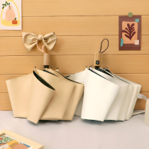 Sunshade umbrella female dual-purpose simple ins strong men manual fully automatic folding sun sun sunscreen and UV protection