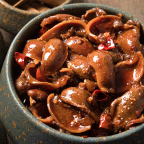 (Cold gang master) The whole store full of 3 bags of cold County liver spicy duck gizzard ready-to-eat braised meat cooked snacks 120g