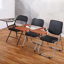Training chair with table board foldable table and chair integrated office chair back bench pulley conference room chair with writing board