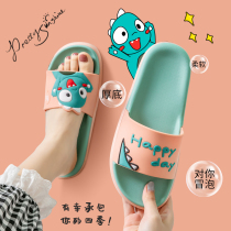 Household slippers womens summer wear non-slip indoor home home lovers cute 2021 new childrens cool men