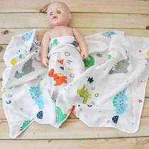 Baby single-layer gauze cover summer cover ultra-thin quilt baby go out cover blanket summer thin out thin