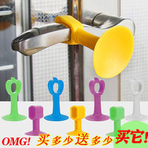  Window suction cup holder Door suction cup punch-free mute silicone cushioning anti-collision pad to block the door rear suction cup door top