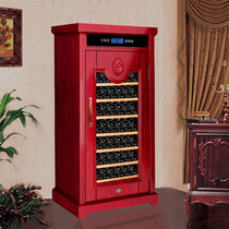 FGH rich red 128 solid wood constant temperature red wine cabinet tea freezer cedar wood moisturizer