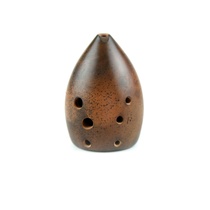Eight-hole double-cavity pottery Xun Beginner smoked fine pear-shaped professional performance-grade national musical instrument