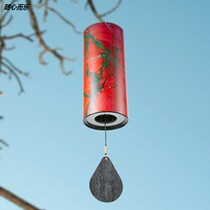 Chord wind chimes hanging hand cranked retro wind chimes door hanging balcony pendant meditation Japanese birthday gift for women
