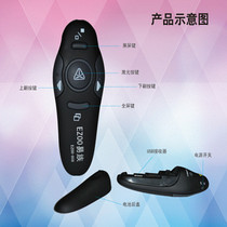 Yi Ji EZ00-808 projection red light pager mini USB receiver black screen full screen switch demonstrator