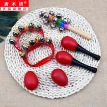 Baby training set items Smart care newborn newborn baby sand hammer hearing Red Bat vision