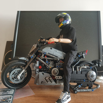 Lego Ducati motorcycle building block model adult Assembly toy moc difficult Harley locomotive to send boyfriend