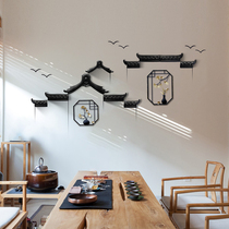 New Chinese decorative eaves wall stickers antique house eaves wall decoration restaurant restaurant entrance wall pendant