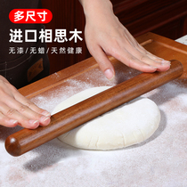 Large rolling pin solid wood household dough noodle stick stick non-stick powder baking special bar noodle pressing dumpling skin artifact
