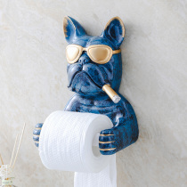 Tissue roll light luxury animal tissue box simple modern drilling-free tissue rack toilet paper ornaments