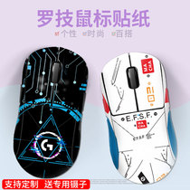 Logitech GPW mouse sticker generation bullshit King King sweat hand special side sweat prevention gpw second generation G Pro x film palm stickers color stickers back stickers cartoon Tide Free cutting personalized custom dust scraping