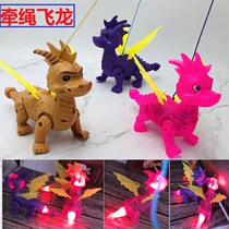 Electric leash Feilong 819 music matchmaking dinosaur simulation dinosaur hot sale stall childrens toy wholesale
