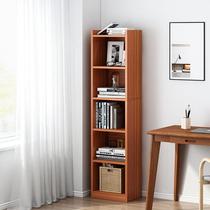 Bookcase corner cabinet narrow version minimalist floor down economy Type of storage cabinet storage Province space small corners placed bookcase