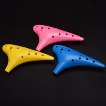 12-hole alto C-tone Ocarina resin AC students for beginners Portable small musical instrument Anti-drop plastic 12-hole