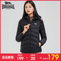 Dragon and Lion Dell official flagship store down jacket ladies short 2021 New thin and warm sports jacket men