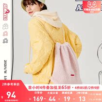 SENCE LA autumn and winter is simple and cute probably just to describe this (lamb cashmere bag)