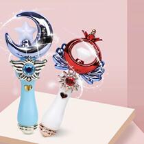 Light Sound Effects Magic Wand Girl Toy Cartoon Sparkling Stick Light Sticks Shine Little Toy Ground To Sell