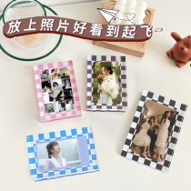 Creative frame board desktop shoot display stand 3 inch five inch photo fittings with advanced sensory license