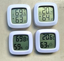 Source Wholesale Home Electronics Mini Humitometer Indoor Baby Bedroom temperature and humidity detection with magnet back sticker