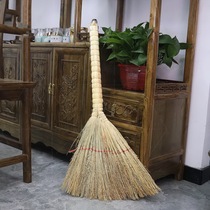 Golden silk seedling broom Shandong factory broom broom broomstick sorghum old-fashioned workshop household special single manufacturer