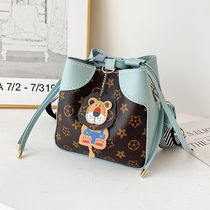 diy hand woven bucket bag with homemade material bag old flowers lion head slanted satchel casual 100 lap single shoulder bag