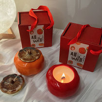 ten thousand Persimmon Ruyi LAVENDER CANDLE HOME BEDROOM WITH FRAGRANCE CREATIVE FESTIVAL BLESSING BESTIE WEDDING COMPANIONS GIFT