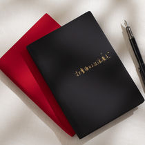 Brief Hand Ledger Book Creative Bronzed Notebook Pli Notepad Notebook Notebook BRIEF ART GRID DAY NOTE BOOK