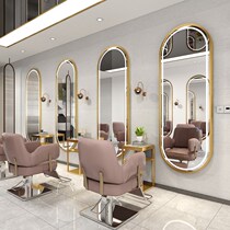 HD single-sided barber shop mirror hairdressing shop mirror salon special hair cutting mirror touch with touch cosmetic mirror