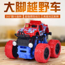 Inertial four-wheel drive off-road vehicle toy car children children car return force dump truck model baby