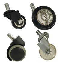 Hair cutting and turning chair universal wheel stool circlip screw black iron wheel hair salon tool cart removable wheel