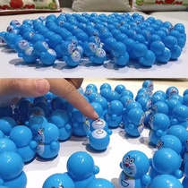 Shaking sound Net red same robot cat Dingdang cat Doraemon blue fat little tumbler mini toy ornaments