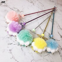 Cat interactive toy bite resistant cat stick coconut ball Bell hair ball cat claw cat stick