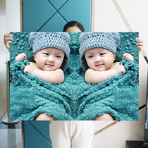Doll painting cute wedding room male baby child poster Poster picture baby pregnant woman prenatal education poster early pregnancy education