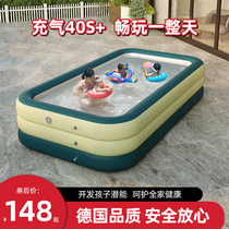 Inflatable swimming pool Childrens home with a foldable thickened adult bathing room outdoor large children playing pool