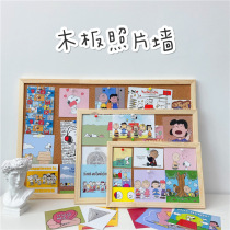 ins Wind cork board Photo Wall creative desk wall decoration can be hung wall message notes ornaments decoration