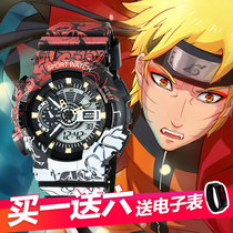 Electronic Watch Fire And Ninja Joint Ins Wind and Men and Men First High School High School Students Trend Sport Sea Thieves Wang Electronic