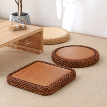 Day-style straw chic cushion home vines with tatami cushions thickened on the ground spanking and meditation meditation meditation cushion Zen meditation Buddha cushion