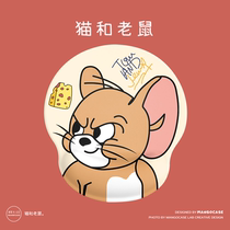Original cute little mouse mouse pad wrist silicone pad 3D chest simple girls ins wind gaming small office desktop mat creative hand guard cartoon computer hand holder boys three-dimensional