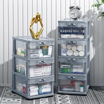 Export German medicine box household empty medicine cabinet extra large capacity large drug drug storage box multi-layer family pack