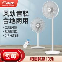 Yangtze floor fanLarge wind electric fan silent platform vertical dormitory platform dual-purpose home office fan