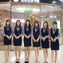  Autumn professional suit womens suit formal fashion temperament beauty salon jewelry store hotel front desk vest overalls