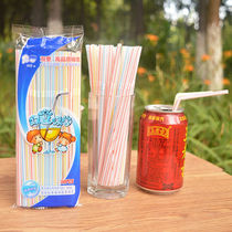 50-1000 straws Disposable bendable canned Wanglaoji beverage childrens plastic straws