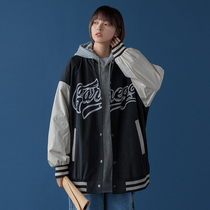 vintage baseball uniform womens spring and autumn loose American street retro jacket ins tide 2021 new student all-match